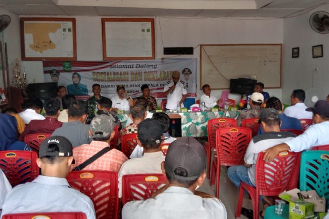 
					Cakades 11 Desa Kecamatan Sinunukan Teken Fakta Integritas & Deklarasi Pilkades Damai 2023