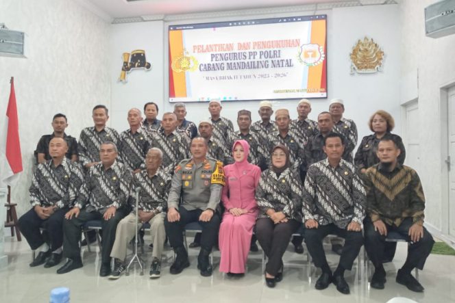 
					Kapolres Lantik Pengurus PP Polri Cabang Mandailing Natal Masa Bhakti Tahun 2023 – 2026