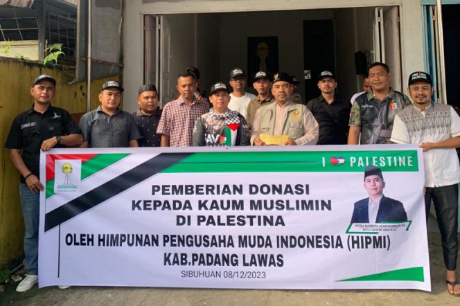 
					HIPMI Palas Salurkan Donasi Untuk Palestina