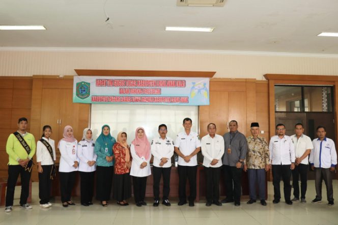 
					Pemkab Paluta Gelar Rapat Gugus Tugas KLA 2024