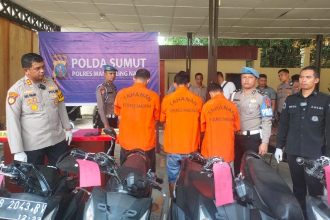 
					Polres Madina Gulung Komplotan Pencuri Ranmor Beroperasi di Wilayah Panyabungan Sekitarnya