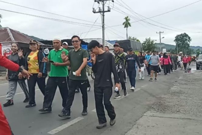 
					KBPP Polri Madina Ikuti Gerak Jalan Santai HUT Bhayangkara Ke 78 Tahun 2024