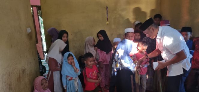 
					Bukti Kepedulian, Cabub Saipullah kembali santuni puluhan anak yatim