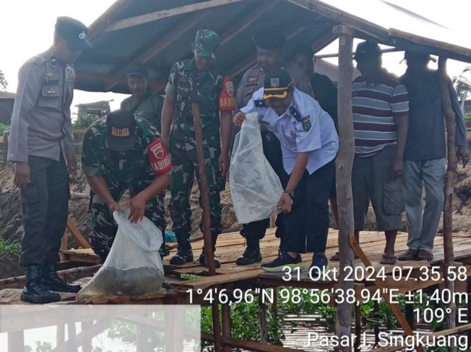 
					Kelompok Sumber Jaya Desa Singkuang l Taburkan bibit Ikan Nila dan Gurami