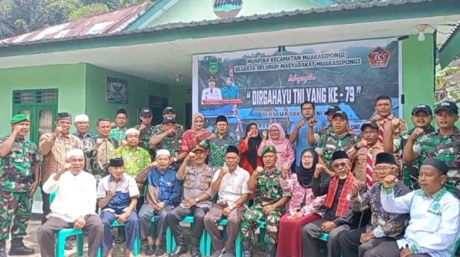 
					HUT Ke 79 TNI, Forkopimcam Beri Kejutan  Koramil 15 Muara Sipongi