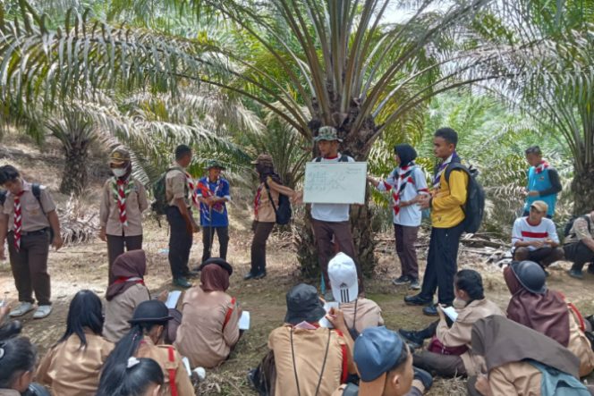 
					Pramuka Pangkalan SMP 1 Linggabayu Hiking Bersama