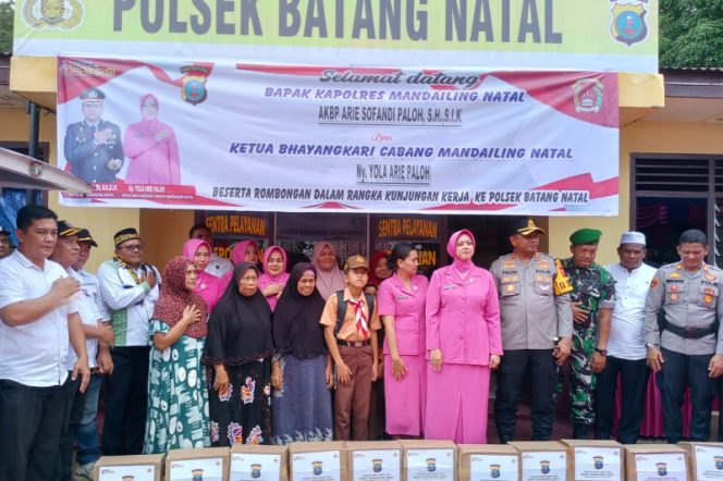 
					Kapolsek Batang Natal Sambut Kunker Kapolres Mandailing Natal