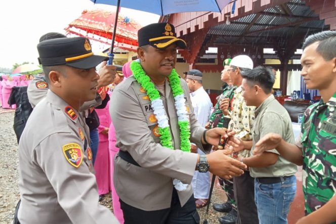 
					Kapolsek dan Camat MBG Sambut Kunker Kapolres Madina