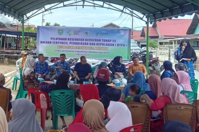 
					Program Pelayanan Kesehatan Bergerak Pemkab Madina di Desa Pasar Batahan Sukses