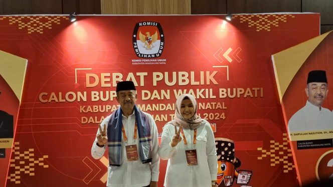 
					Paslon SAHATA Perdana Masuki Arena Debat Publik di Paluta