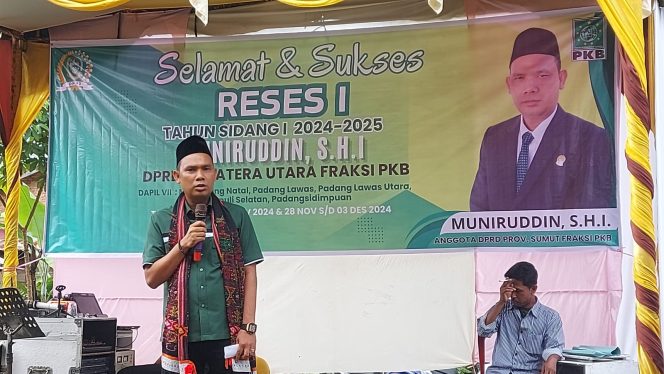 
					Anggota DPRD Sumut Muniruddin Serap Aspirasi Konstituen di Siabu