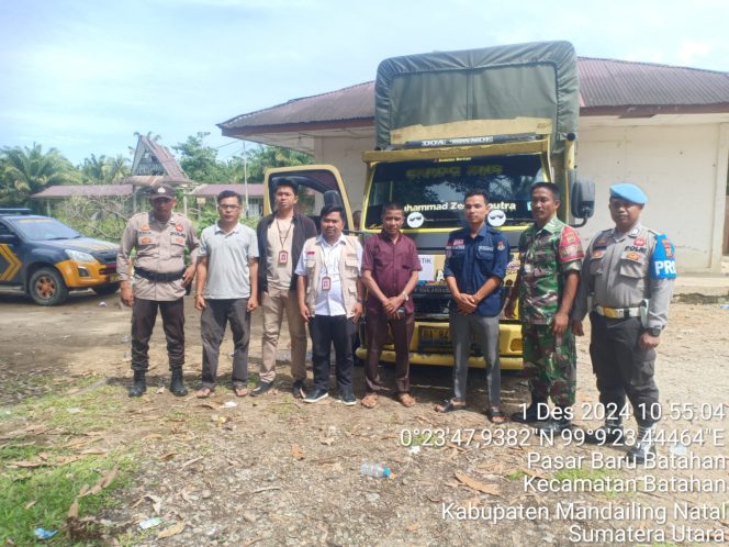 
					Camat Batahan Lepas Keberangkatan Logistik Pilkada Menuju KPU Madina