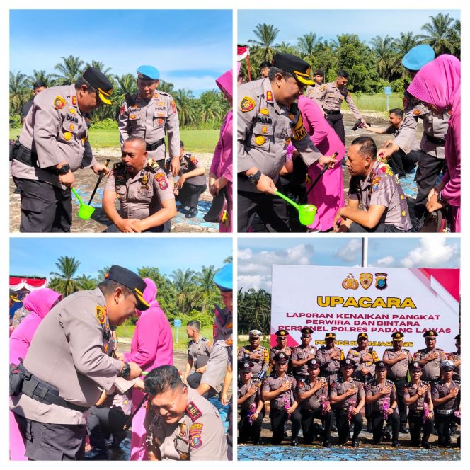 
					20 Personil Polres Palas Naik Pangkat Satu Tingkat, Tepat Di Harlah Kapolres Ke-45