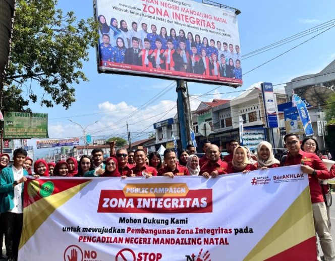 
					PN Mandailing Natal Gelar Public Campaign Zona Integritas