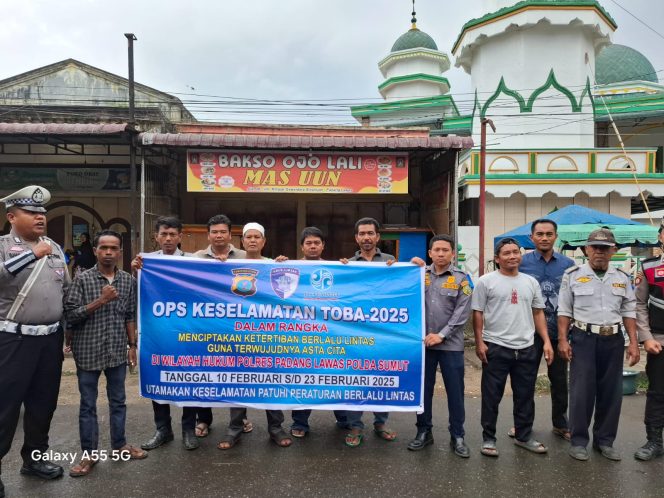 
					Satlantas Polres Palas Sosialisasi Tatacara Tertib Lalulintas Ops Keselamatan Toba 2025