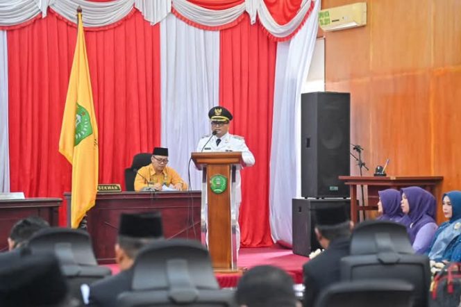 
					DPRD Gelar Rapat Paripurna Penyampaian Pidato Sambutan Walikota Padangsidimpuan Periode 2025-2030