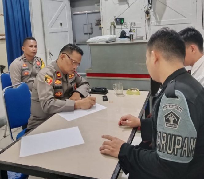 
					Kapolsek Barumun Monitoring dan Cek Tahanan Rutan Kelas II-B Sibuhuan
