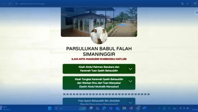 
					Parsulukan Babul Falah Luncurkan Website Resmi Dihari Jadi Madina ke 26