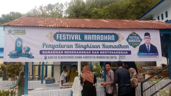 
					Kemenag Madina Gelar Festival Ramadhan, 270 Paket Sembako Disalurkan