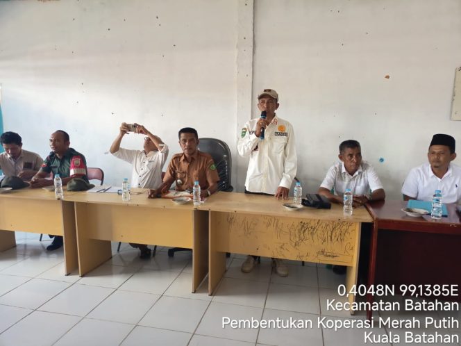 
					Pemdes Fasilitasi Pembentukan Koperasi Merah Putih Desa Kuala Batahan, ini Pengurus nya
