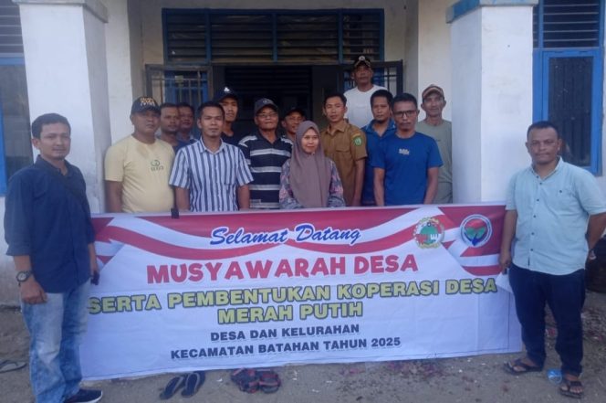 
					Pemdes Bintungan Bejangkar Gelar Musdes Pembentukan Koperasi Merah Putih