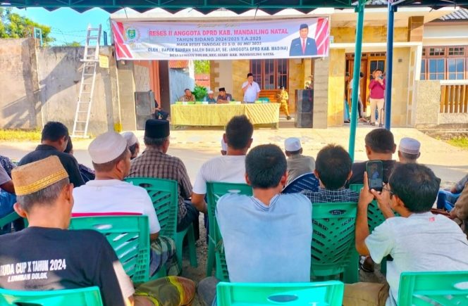 
					Serap Aspirasi Masyarakat, Bahran Saleh Daulay, SE Reses di Desa Lumban Dolok