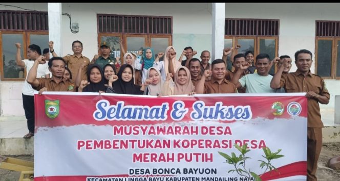 
					Koperasi Merah Putih 17 Desa se Kecamatan Linggabayu Telah Terbentuk