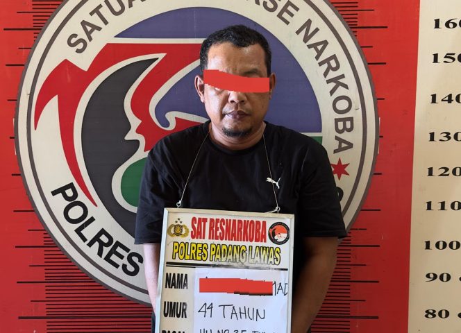 
					Sat Narkoba Polres Padang Lawas Kembali Meringkus Satu Orang Pengedar Narkoba