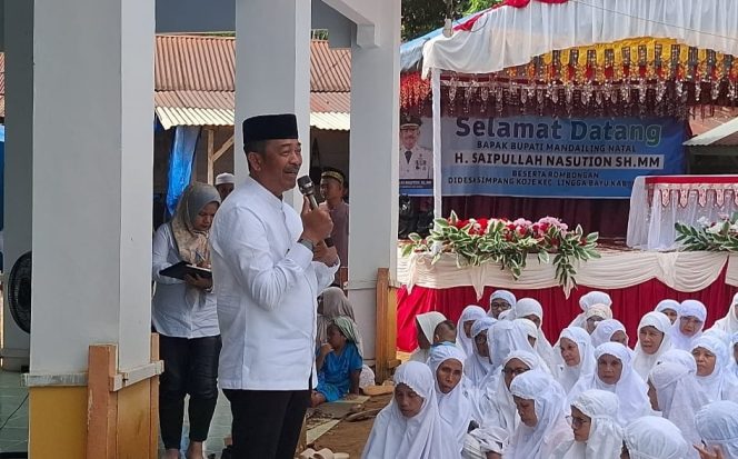 
					Bupati Madina Manfaatkan Hari Libur Kerja Serap Aspirasi Masyarakat Linggabayu