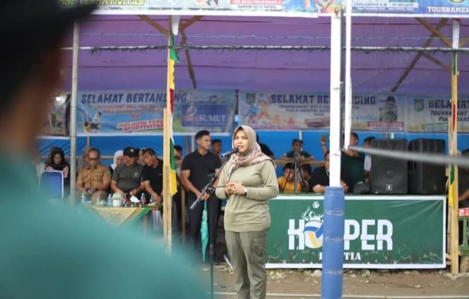 
					Wabup Atika Sebut Dandim Cup II Bentuk Kepedulian TNI terhadap Olahraga di Madina