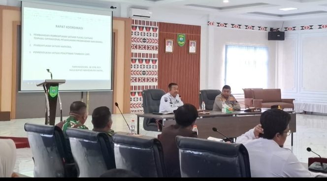 
					Pemkab Madina Rapat Pembentukan Satgas Premanisme dan Ormas, Narkoba Serta Tambang Liar