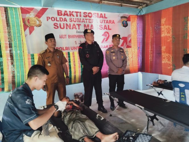 
					Camat MBG Hadiri Bhaksos Batalyon C Sat Brimob Polda Sumut di Lubuk Kapundung ll Sulang Aling