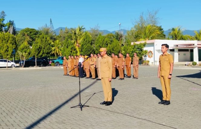 
					Pimpin Apel Pagi, Bupati Madina Tegur ASN Kesana Kemari Minta Jabatan