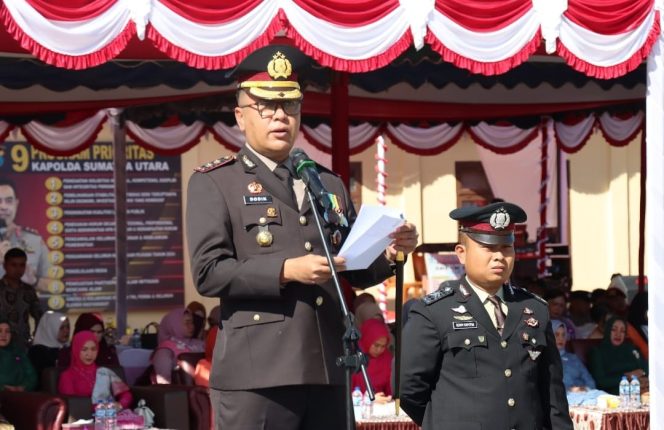 
					Kapolres Palas Pimpin Upacara HUT Bhayangkara ke-79, Polri Untuk Masyarakat