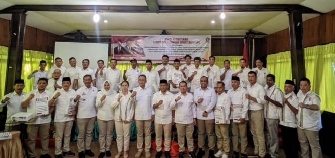 
					Saipullah – Atika Hadiri Rapat Kerja Tekhnis Partai Gerindra di Sipirok
