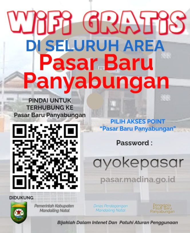 
					Disperindag Madina Luncurkan WI-FI Gratis keseluruhan Pedagang Pasar Baru Panyabungan