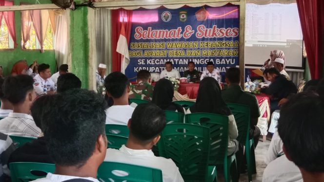 
					Sosialisasi Wawasan Kebangsaan Aparat Desa se Linggabayu Berjalan Lancar