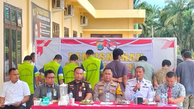 
					167,45 gram Narkotika Jenis Sabu Di Musnahkan Polres Palas Periode Januari – Juni 2025