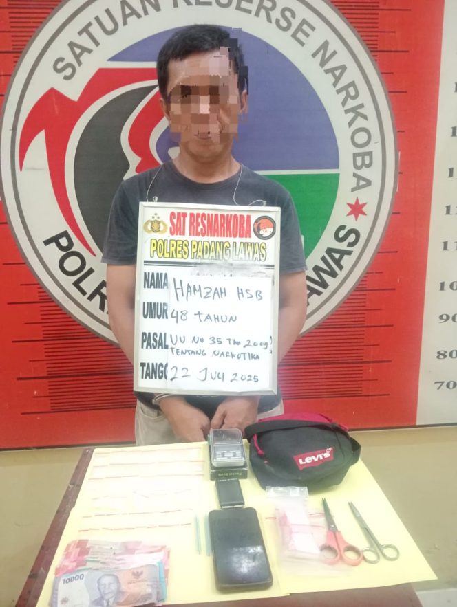 
					Target Sindikat Pengedar Narkoba Tertangkap Satres Narkoba Polres Palas