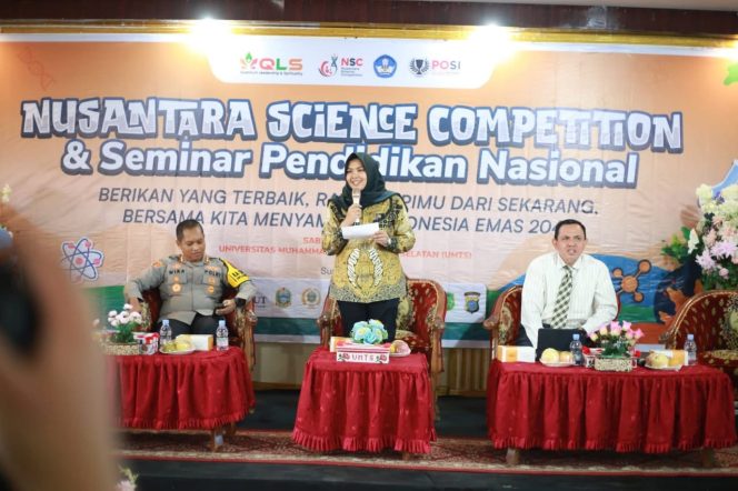 
					Wabup Madina Motivasi Peserta Nusantara Science Competion di UMTS Padangsidimpuan