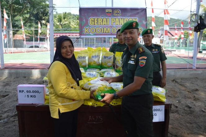 
					Kodim 0212/Tapsel Gelar Kegiatan Gerakan Pangan Murah