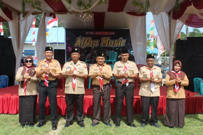 
					Kwartir Ranting Linggabayu Laksanakan Upacara Hari Pramuka ke-64 dengan Khidmat