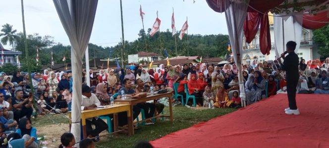 
					Korwil Disdik XII Lingga Bayu Drs Rizal Efendi Lubis S, Pd Buka Perlombaan Vokal Solo HUT RI ke-80