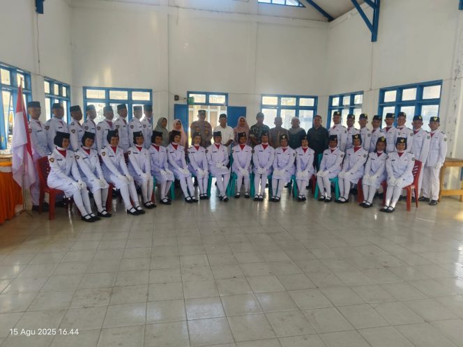 
					32 Anggota Paskibraka Kecamatan Linggabayu Resmi Dilantik