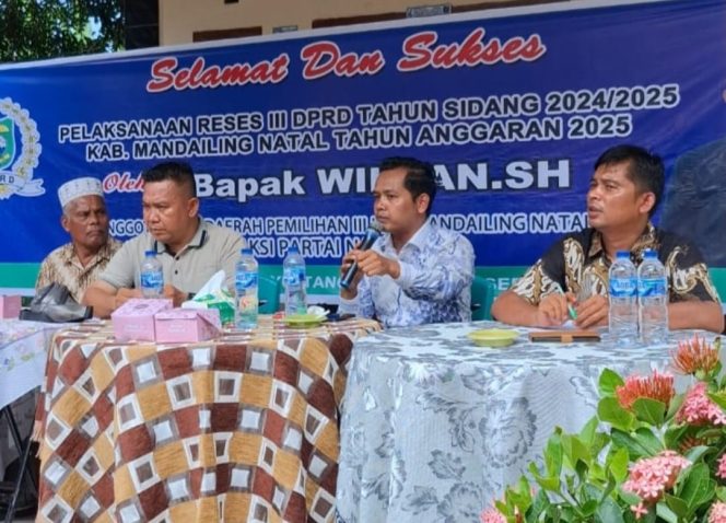 
					Reses di Desa Lancat, Anggota DPRD Madina Wildan SH Terima Sejumlah Aspirasi Masyarakat