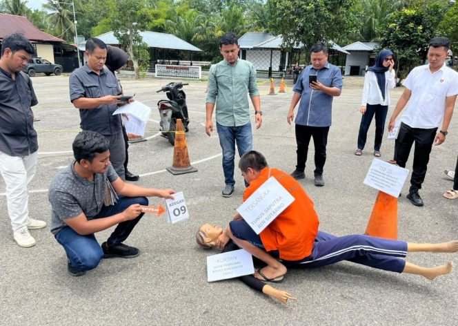 
					Polres Madina Reka Ulang Perkara Pembunuhan Diva Febriani, 25 Adegan Diperagakan