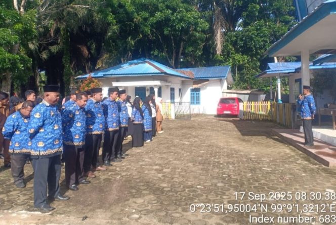 
					Peringati HKN Pemerintah Kecamatan Batahan gelar Apel Gabungan