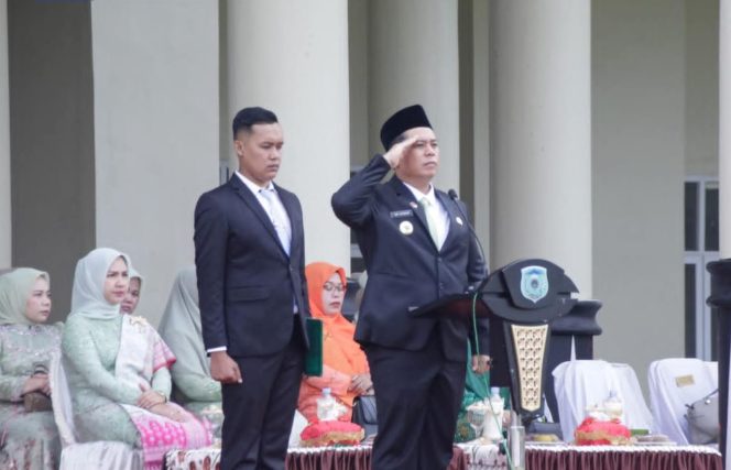 
					Bupati Putra Mahkota Alam Irup Hari Kesaktian Pancasila Tahun 2025 di Palas