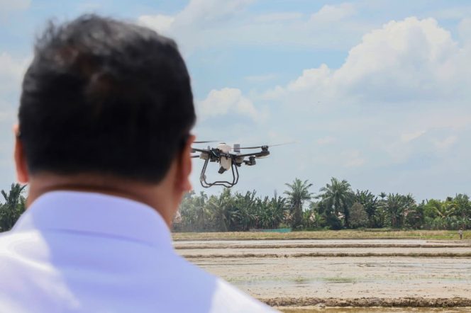 
					Pertama di Sumatera Utara, Drone Pertanian Mulai Terbang di Deli Serdang