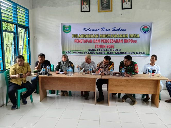 
					Musdes Pengesahan RKPDes TA 2026, Warga Tagilang Julu Usulkan Jembatan dan MCK